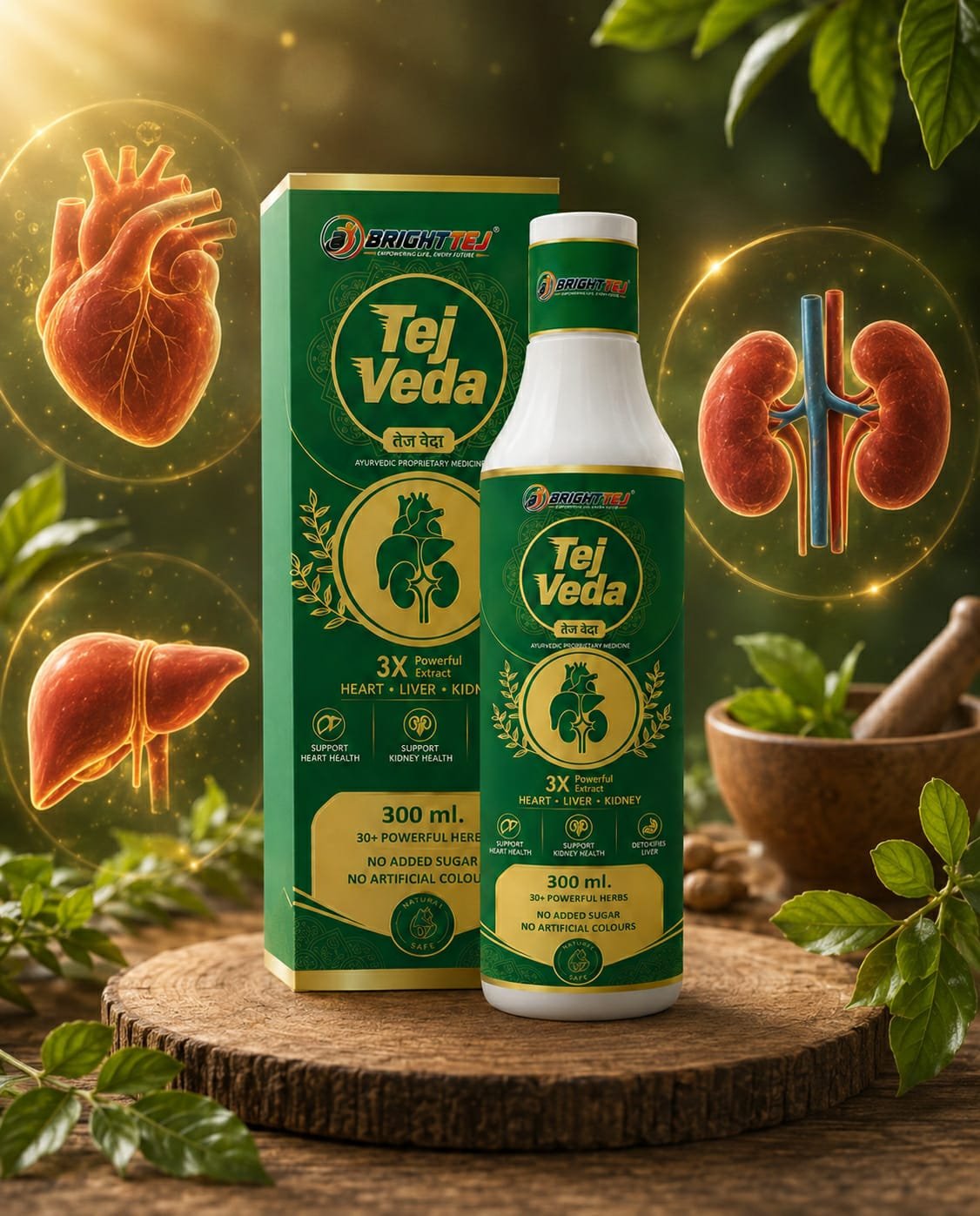 Tej Veda — Heart, Liver & Kidney Care